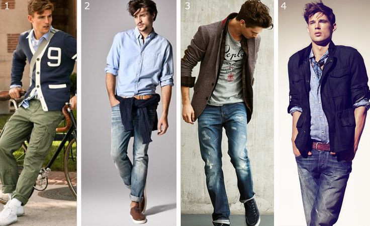 Teenage boy wearing trendy street style clothes