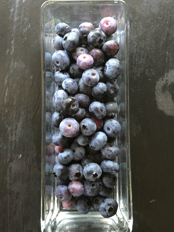 Fresh blueberries