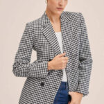 Mango + Houndstooth Suit Blazer - Women | Mango Usa