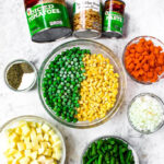 All the ingredients you need to make Campbell's copycat vegetable soup