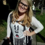 Vintage Mickey Mouse tee with tailored chinos