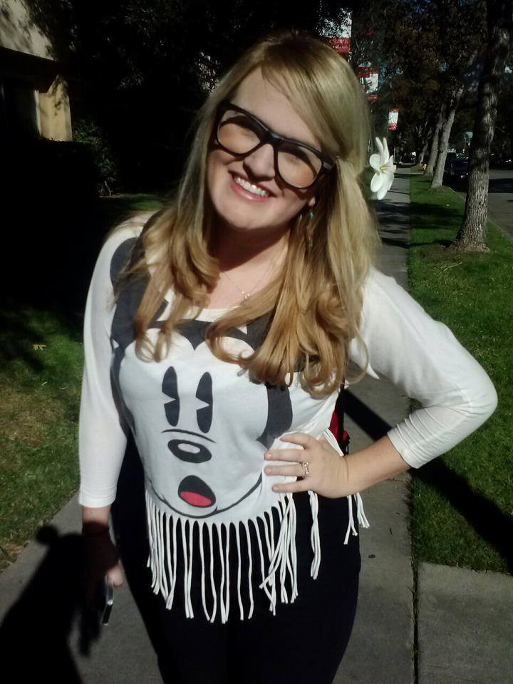 Vintage Mickey Mouse tee with tailored chinos