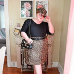 Cato Fashion Plus Size Leopard Mini Skirt