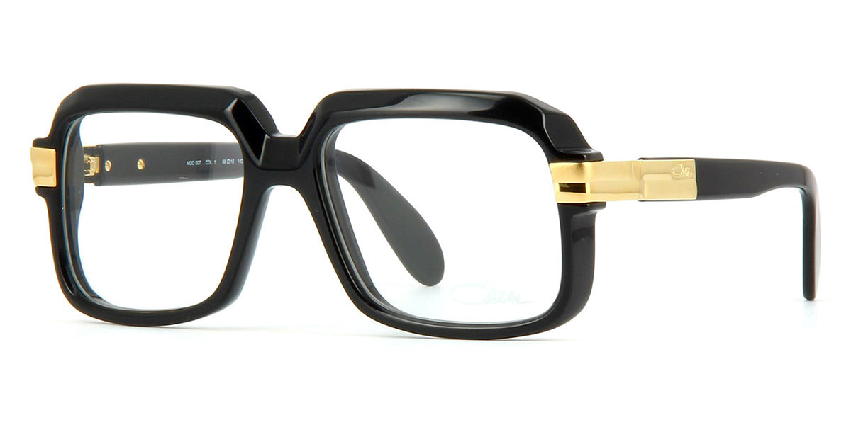 Three quarter view of Cazal 607 glasses worn by RUN DMC in the