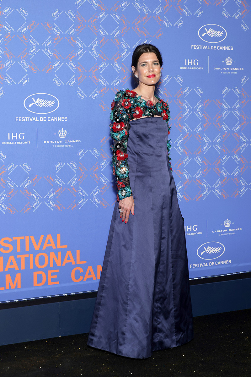 Charlotte Casiraghi attends the opening ceremony gala dinner at the 76th annual Cannes film festival at Carlton Hotel on May 16, 2023 in Cannes, France.
