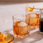 Old fashioned cocktail