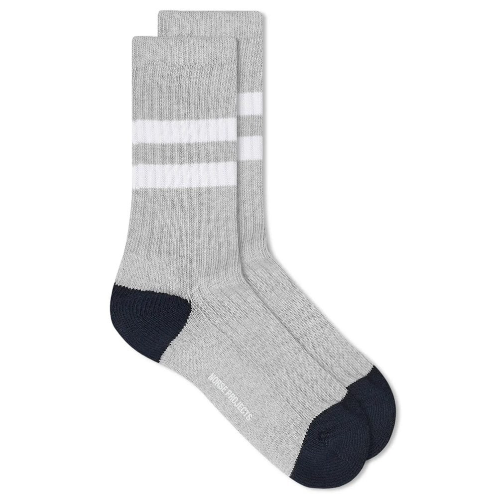 Socks for Dad Fashion: Norse Projects Bjarki Cotton Sport Sock, Closed Socks with Logo, MR P. Ribbed Cotton-Blend Socks, and Artknit The Cashmere Ribbed Socks