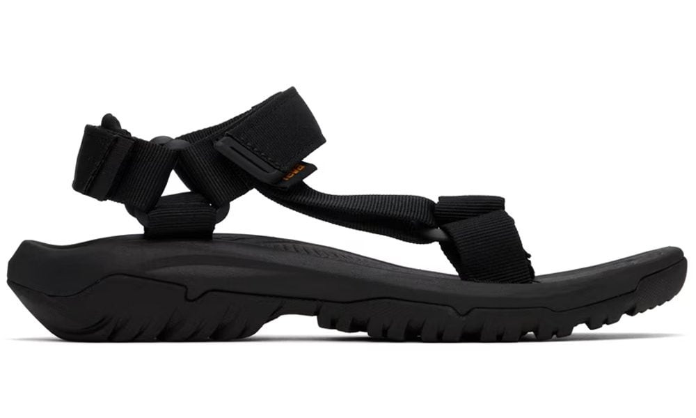 Practical Sandals: TEVA Black Hurricane XLT2 Sandals, Birkenstock Brown Arizona Sandals, Suicoke Touch-strap Sandals, and Keen Newport H2