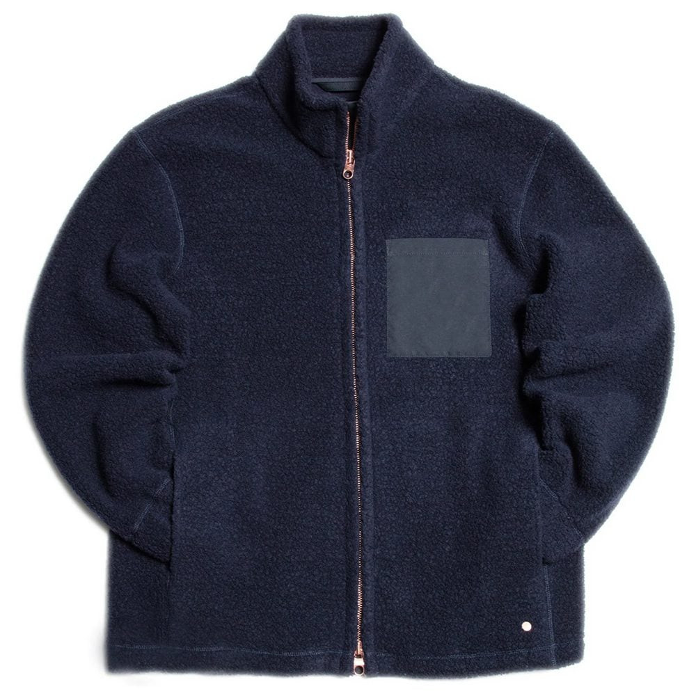 Fleece Jackets for Dad Fashion: Private White V.C. The Zip Up Fleece Jacket, Outdoor Voices MegaFleece Oversized Shell-Trimmed Zip-Up Jacket, Patagonia Synchilla Snap-T Pullover Fleece, and Polo Ralph Lauren Shell-Trimmed Fleece Jacket