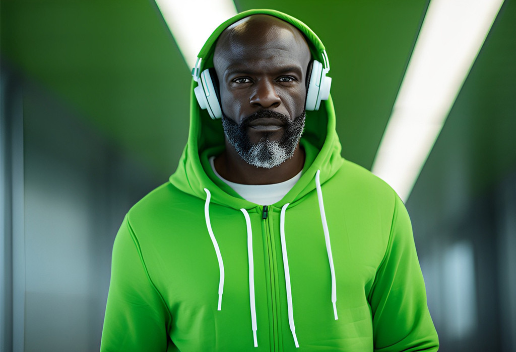 Man wearing clothes that are too young for him