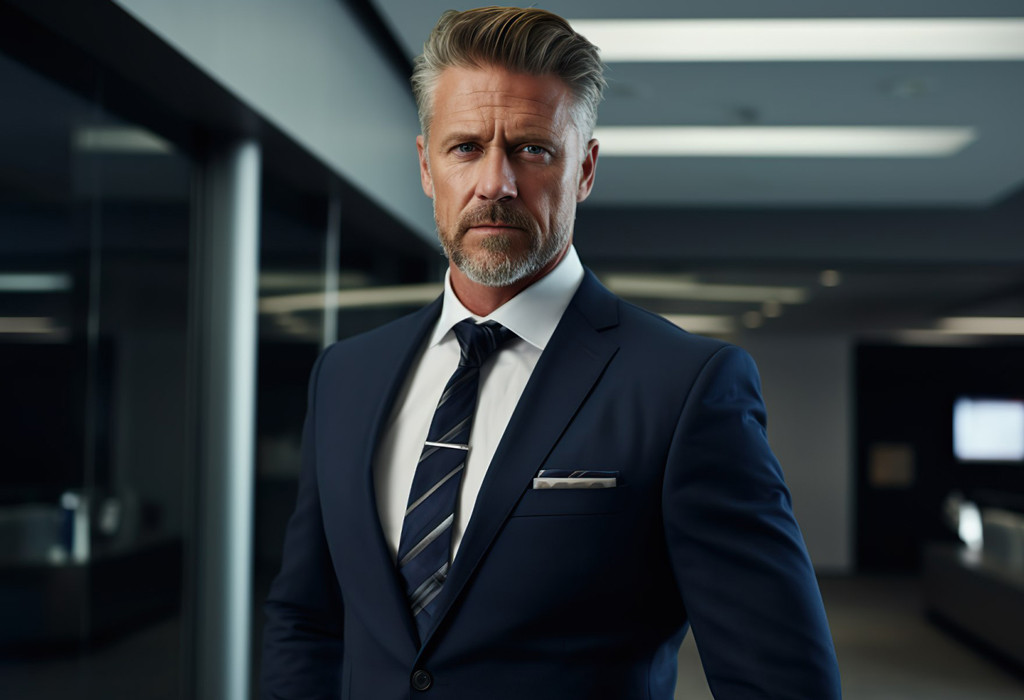 Man experimenting with classic style