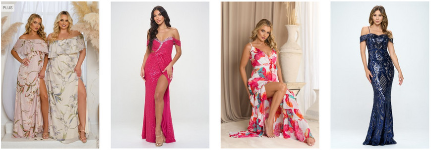 Wholesale dresses of wholesale clothing brand Ricarica from LA Fashion District