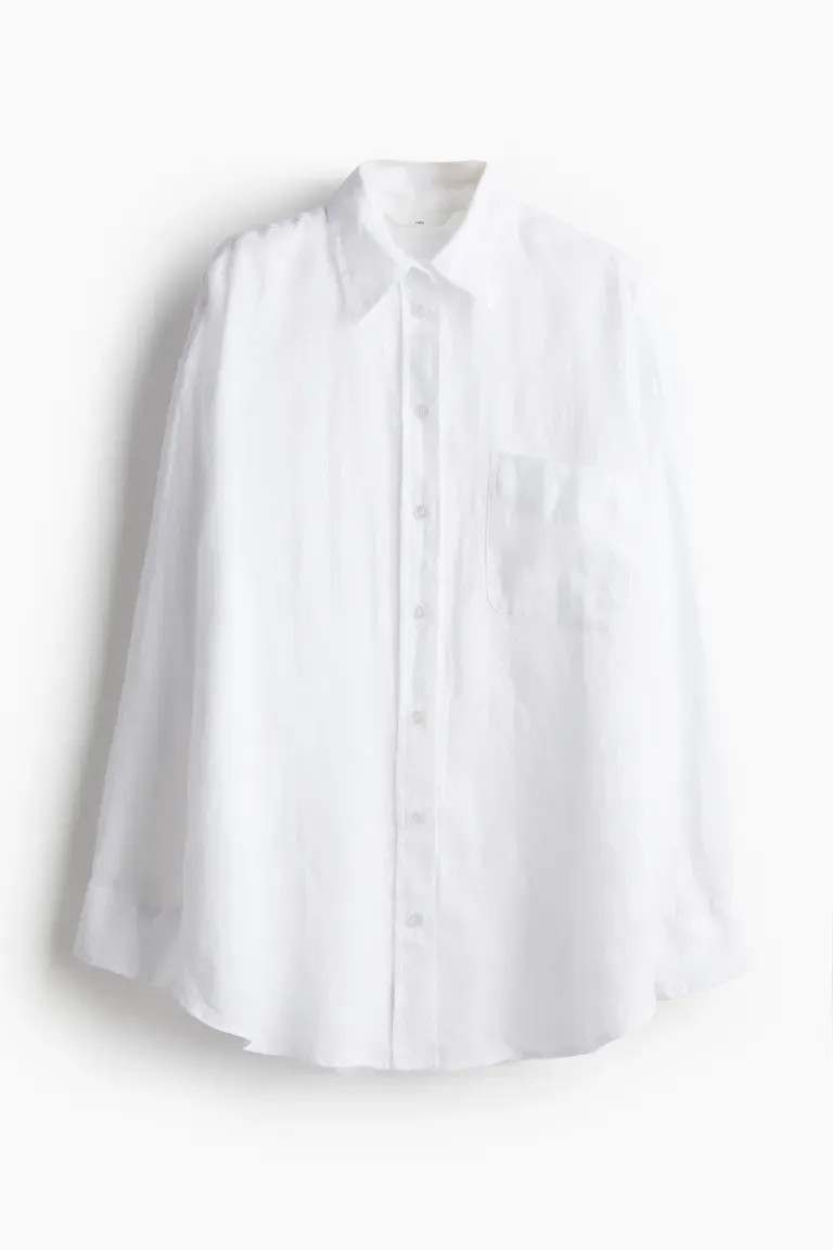 Man wearing a linen shirt