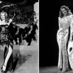 Rita Hayworth as Gilda looks fabulous in both black and white clothes