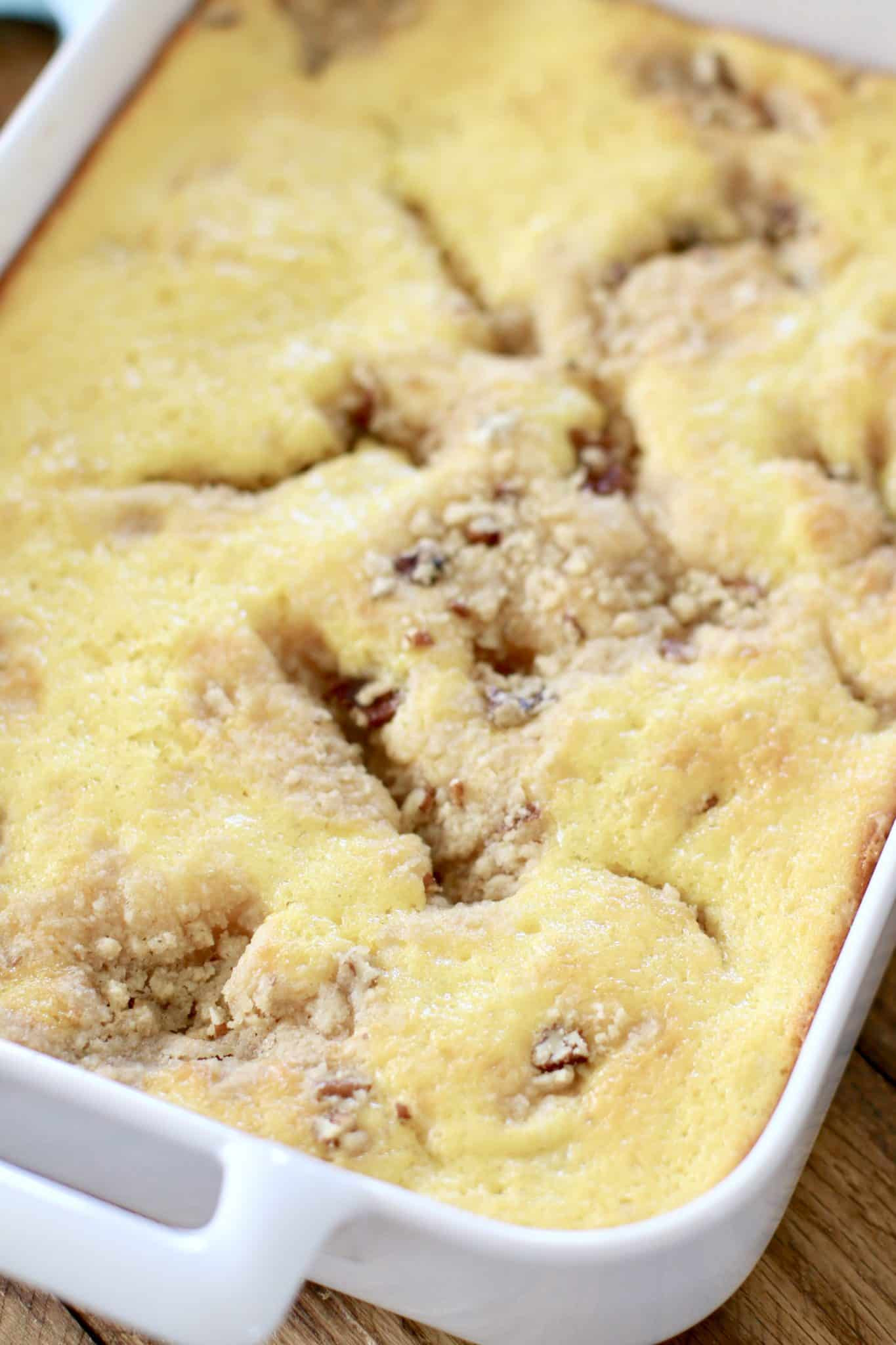 Baked Pineapple Crunch Cake