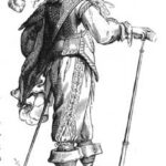 Cavalier style hat with ostrich plumes