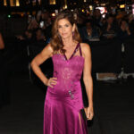 Cindy Crawford is seen arriving to the Clooney Foundation For Justice