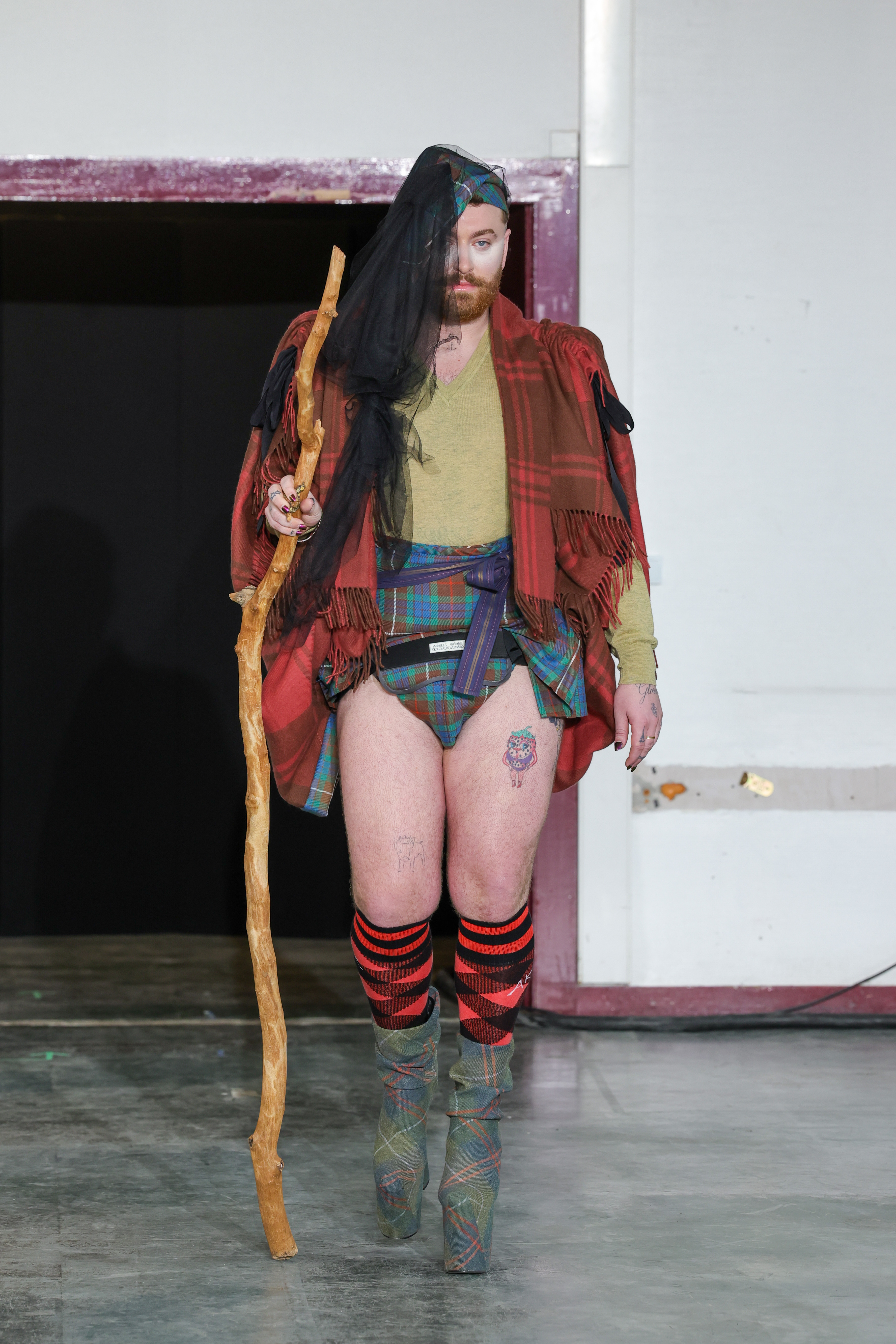 Sam Smith at Vivienne Westwood Fashion Show