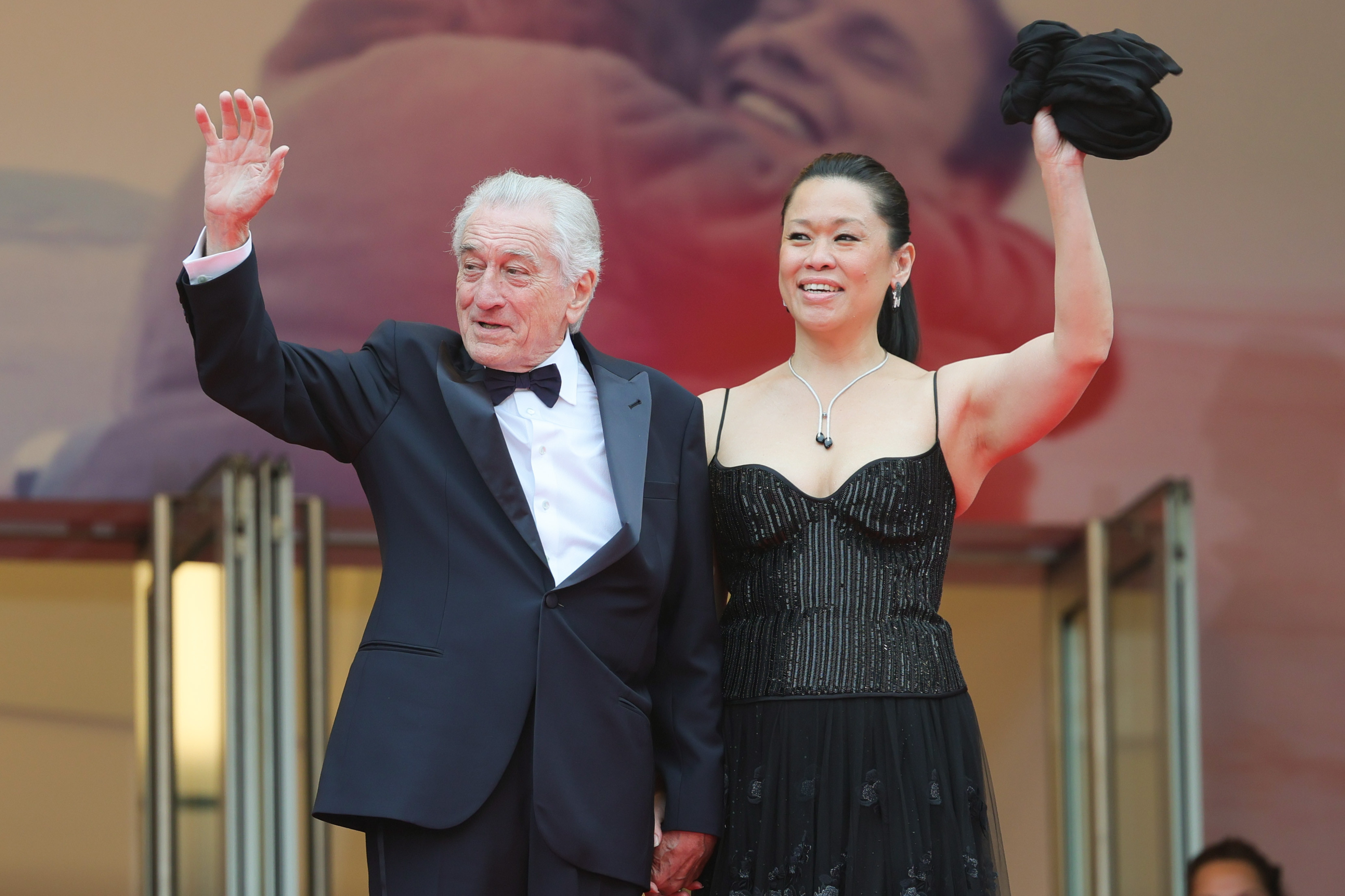 Robert De Niro and Tiffany Chen Cannes Red Carpet