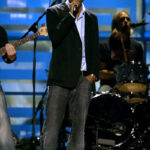 Pharrell Williams iconic look performing at the GQ Men of the Year Awards in 2003