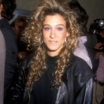 Sarah Jessica Parker at a 1986 film premiere with teased bangs