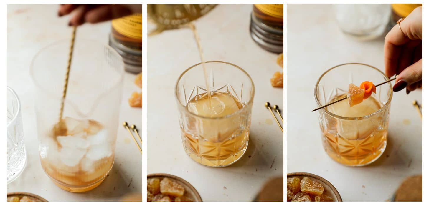 Ingredients and steps to make the classic cocktail