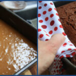 Baking old fashioned gingerbread cake