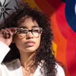 Treble cat eye acetate eyeglasses by vint and york eyewear