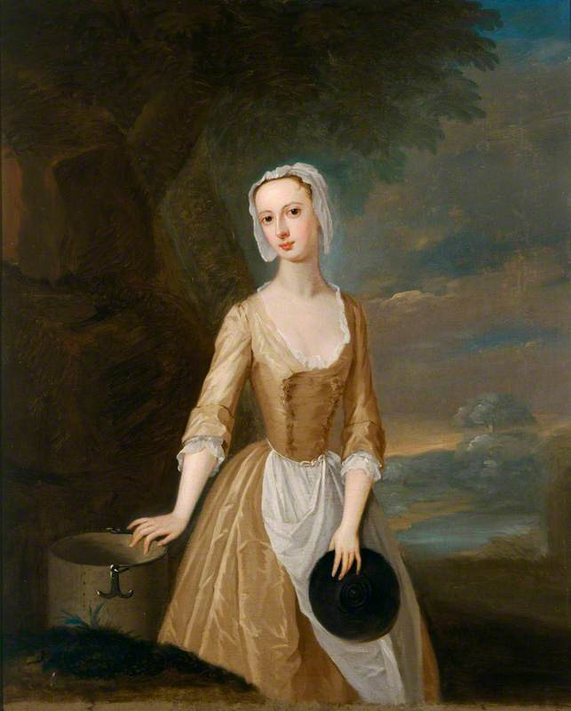 Catherine Douglas, Duchess of Queensbury c.1725-1730. National Portrait Gallery