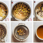 Ingredients to make ginger syrup.