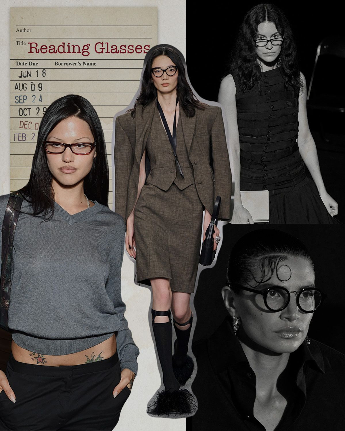 Man wearing thick-rimmed glasses and a button-down shirt, epitomizing geekly chic style