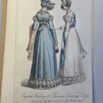 Fashion Plate Showing Walking and Evening Dress