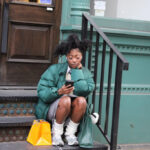 Fashion videographer in action during NYFW