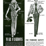 Men in workwear during World War 2, showcasing practical and durable clothing
