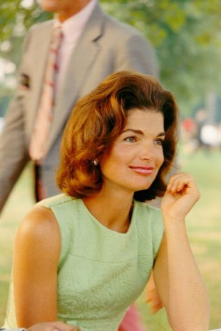 Jackie Kennedy at a picnic