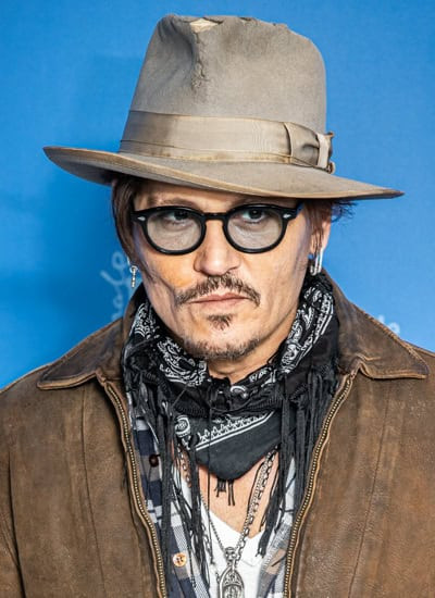 Johnny Depp at the 2020 Berlinale