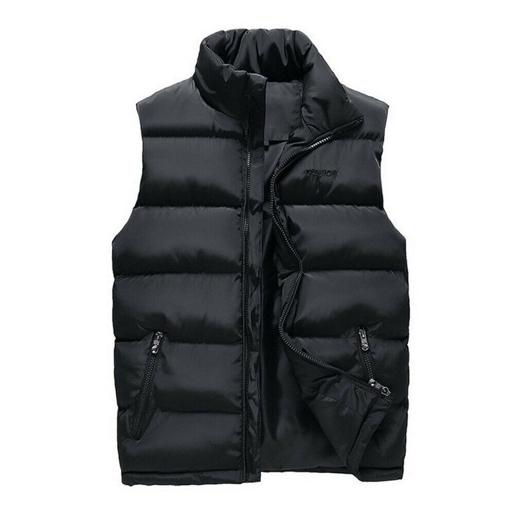 Men Quilted Bubble Puffer Waistcoat fashion jacket