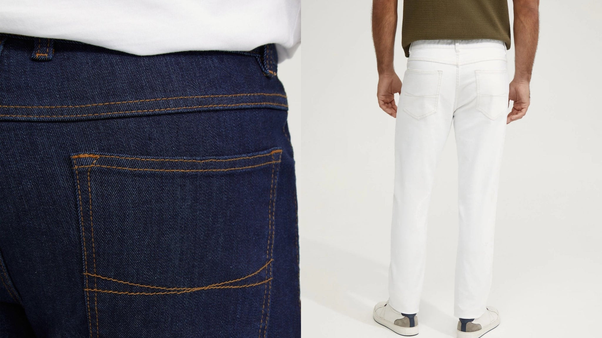 Man in jeans and a blue shirt