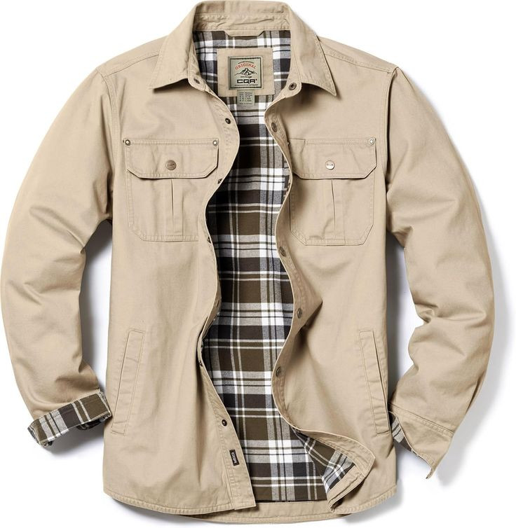 Mens Navy Blue Cotton Flannel fashion jacket
