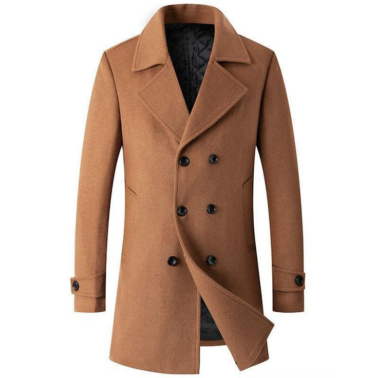 Man wearing British Woolen Coat fashion jacket