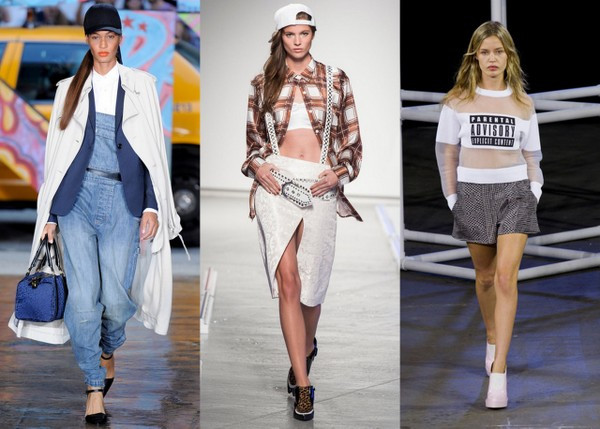 New York Fashion Week spring 2014 trend: 90s fashion making a comeback.