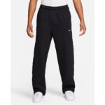 Nike Solo Swoosh Men’s Open-Hem Fleece Pants for High School Fashion 2024 Boys