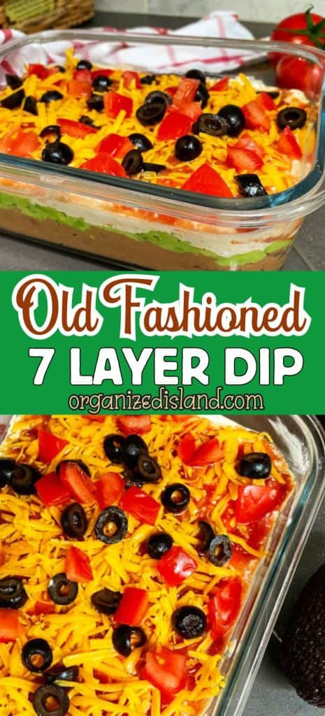 Authentic Old Fashioned 7 Layer Dip Ingredients
