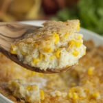 Old-Fashioned Creamed Corn Casserole recipe is just like Grandma used to make it! If you need an excellent side dish idea for the holidays, look no further