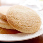Old fashioned southern tea cakes recipe ingredients.