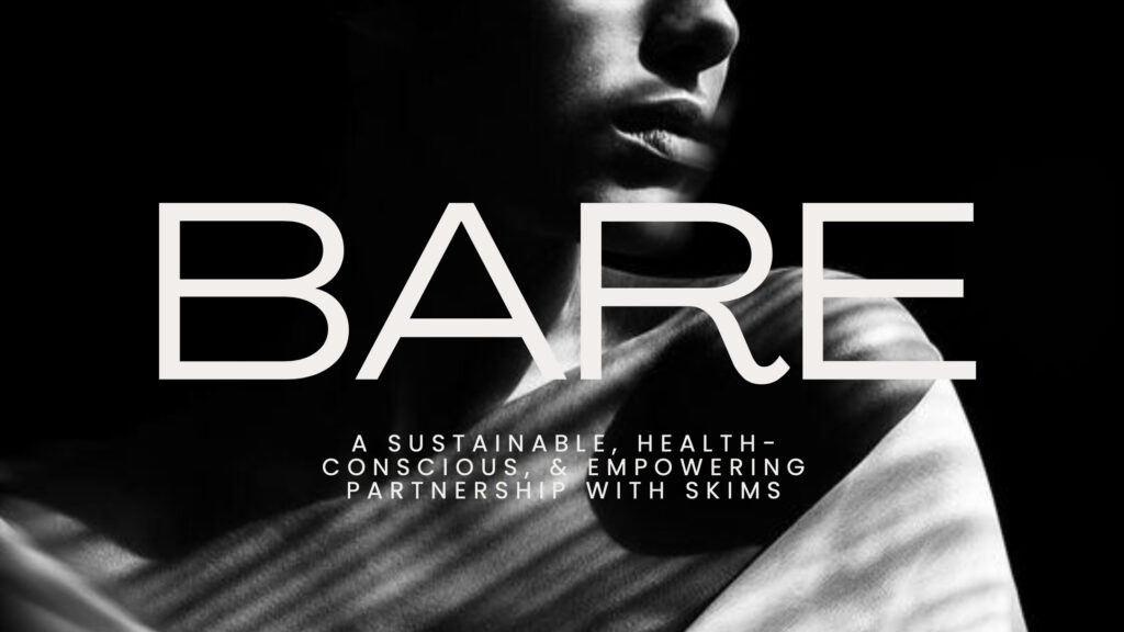 Olivia Baba's Fashion Scholarship Fund entry, showcasing sustainable undergarments for Skims