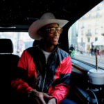 Pharrell wearing a cowboy hat