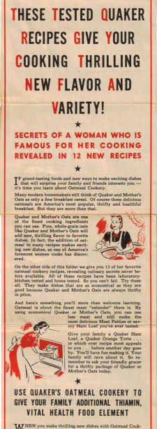 Old Fashioned Quaker Oats