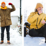 Men's winter insulated fur snow boots
