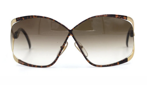 Christian Dior 2506 11 Vintage Sunglasses. Butterfly Vintage Sunglasses. 70